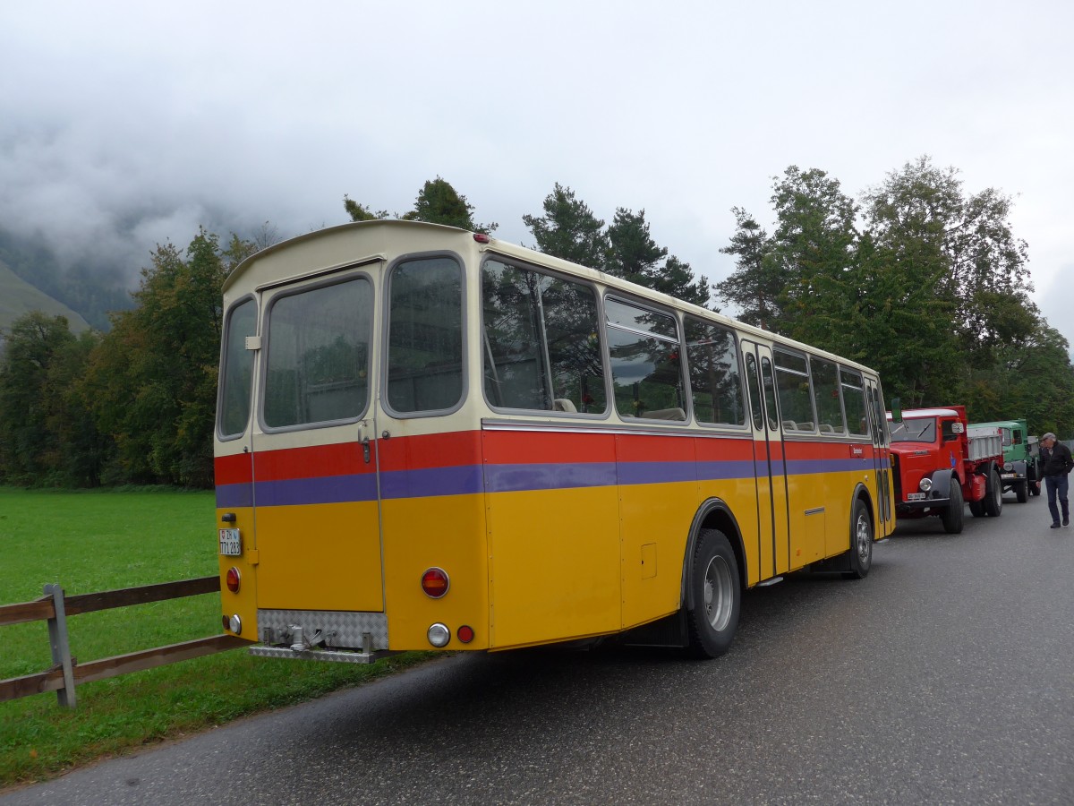 (154'967) - Rothmayr, Wermatswil - ZH 771'283 - Saurer/Tscher am 13. September 2014 in Chur, Waffenplatz