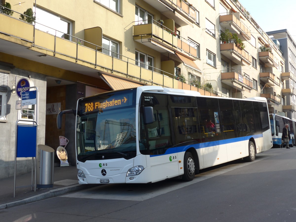 (156'275) - Welti-Furrer, Zrich - Nr. 90/ZH 661'190 - Mercedes am 28. Oktober 2014 beim Bahnhof Zrich-Oerlikon