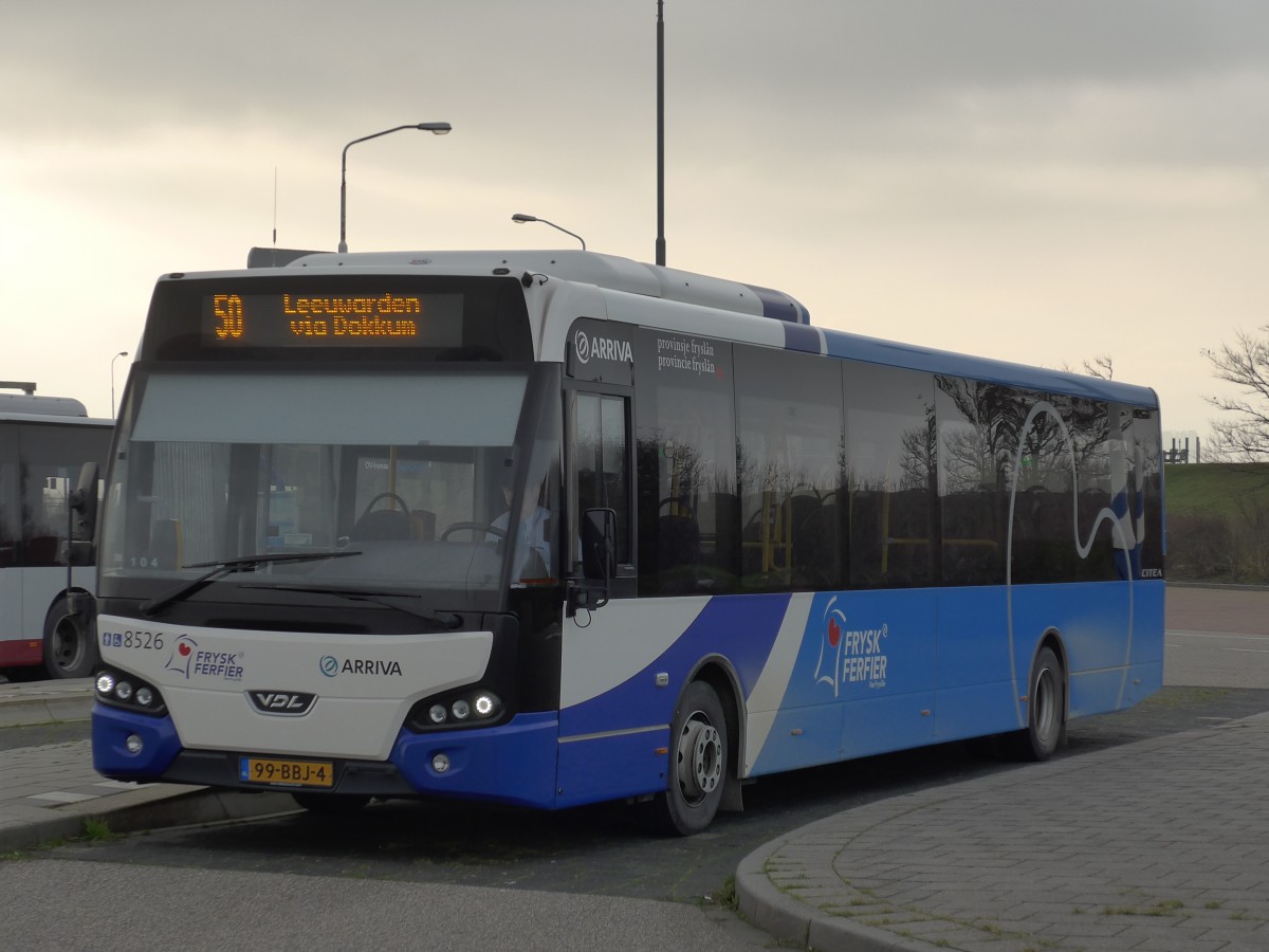 (156'845) - ARRIVA - Nr. 8526/99-BBJ-4 - VDL am 19. November 2014 in Lauwersoog, Haven