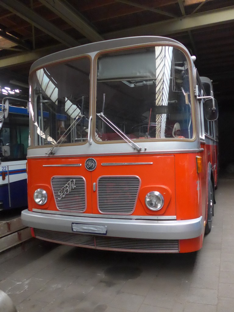 (156'934) - FRAM Drachten - Nr. 20 - FBW/Vetter-R&J Anderthalbdecker (ex Wespe, Altst�tten; ex AFA Adelboden Nr. 4) am 20. November 2014 in Drachten, Autobusmuseum