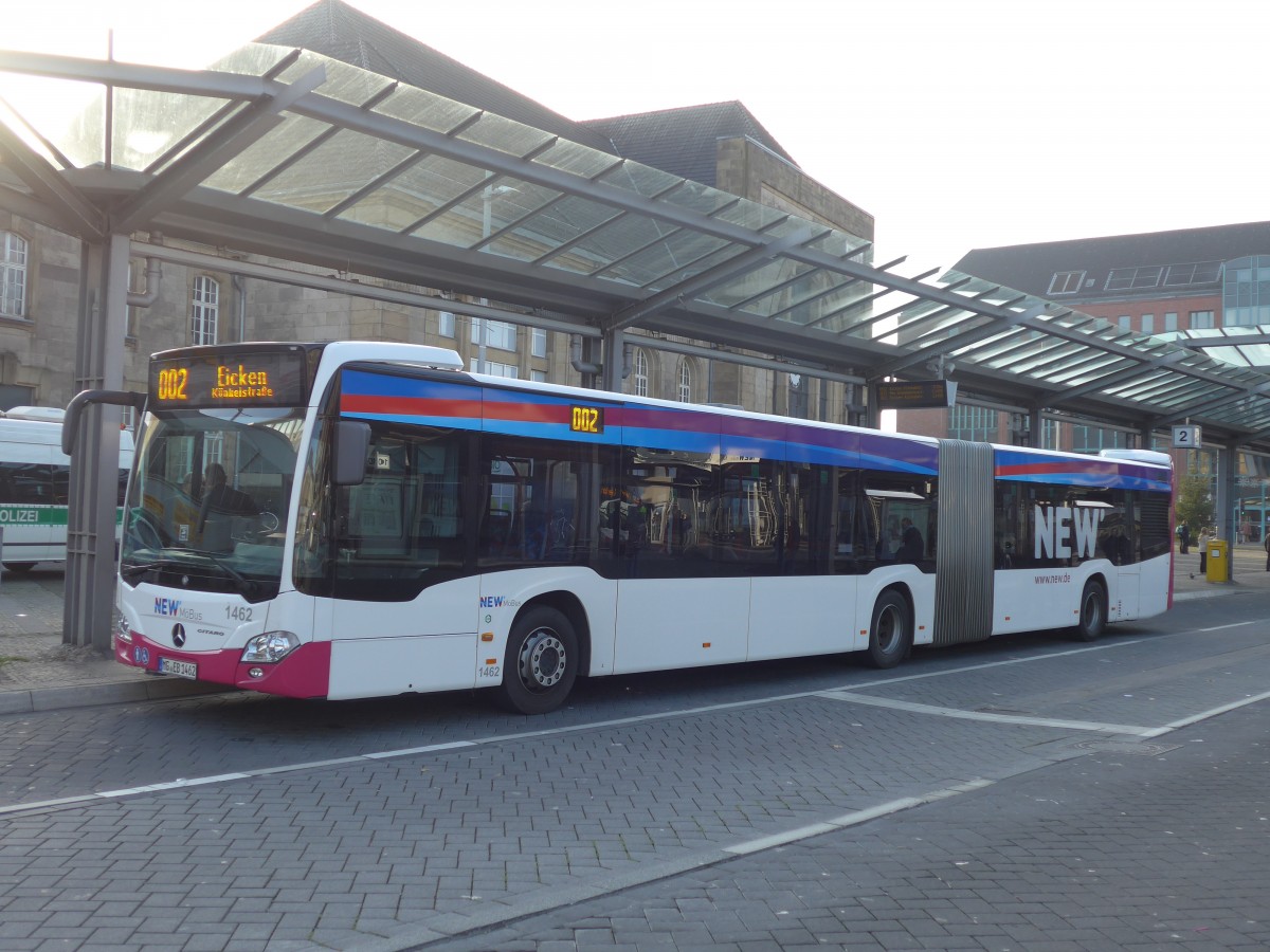 (157'313) - M�Bus, M�nchengladbach - Nr. 1462/MG-EB 1462 - Mercedes am 22. November 2014 beim Hauptbahnhof M�nchengladbach