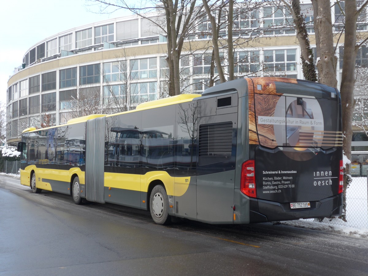 (158'047) - STI Thun - Nr. 165/BE 752'165 - Mercedes am 1. Januar 2015 bei der Schiffl�ndte Thun