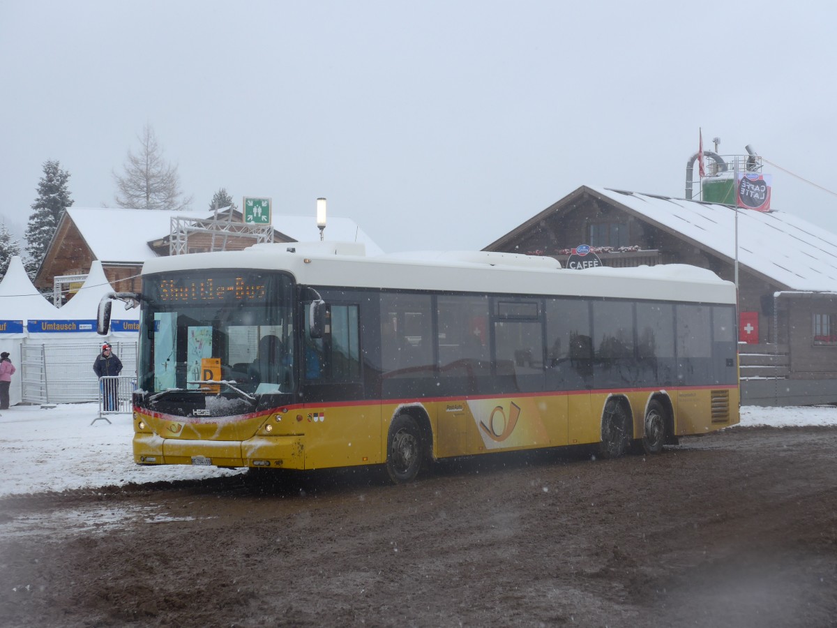 (158'280) - Engeloch, Riggisberg - Nr. 18/BE 704'610 - Scania/Hess am 11. Januar 2015 in Adelboden, Weltcup