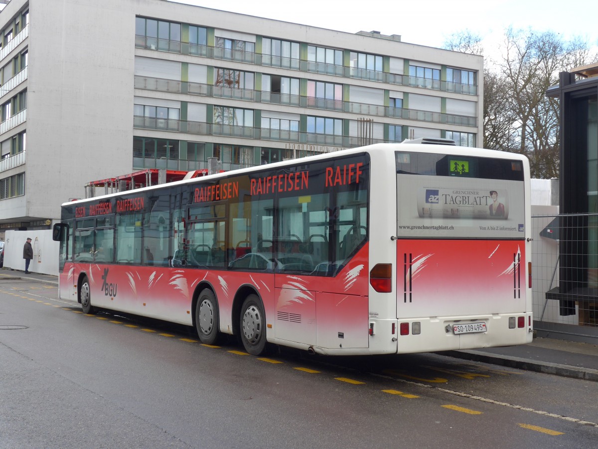 (159'008) - BGU Grenchen - Nr. 15/SO 109'495 - Mercedes am 2. M�rz 2015 beim Hauptbahnhof Solothurn