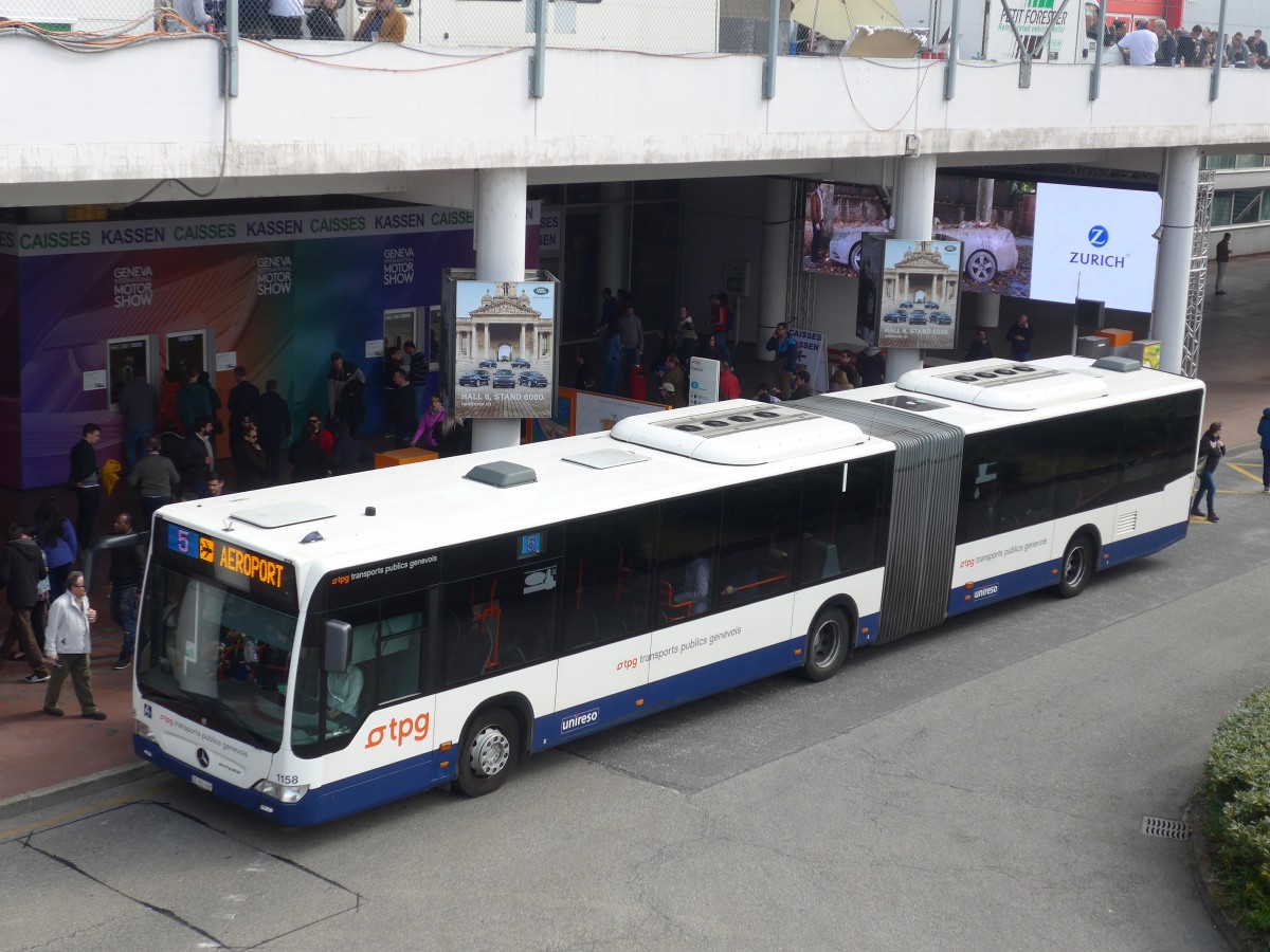 (159'094) - TPG Gen�ve - Nr. 1158/GE 960'908 - Mercedes am 14. M�rz 2015 in Gen�ve, Palexpo