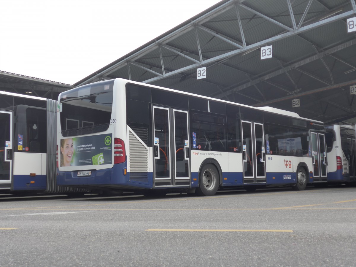 (159'111) - TPG Gen�ve - Nr. 530/GE 960'592 - Mercedes am 14. M�rz 2015 in Gen�ve, D�p�t Jonction