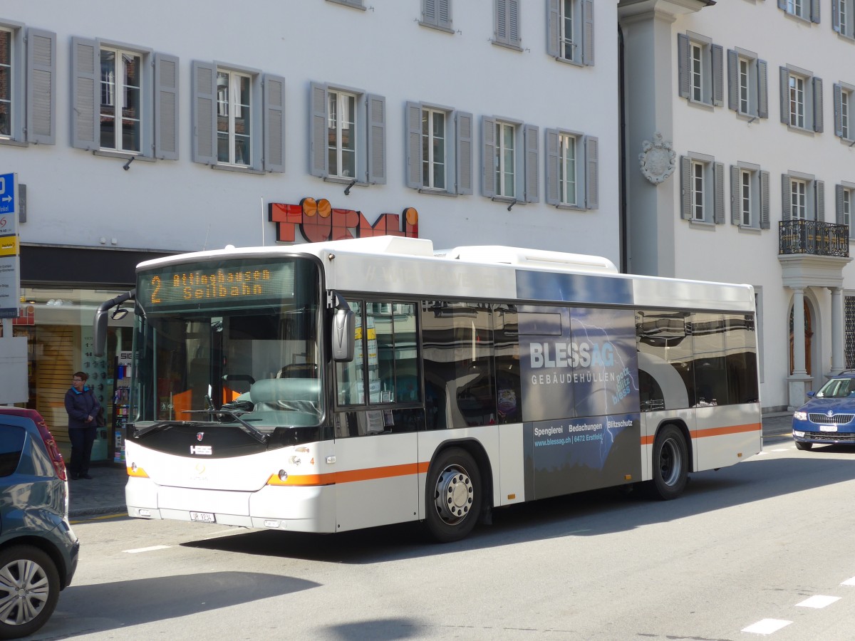 (159'286) - AAGU Altdorf - Nr. 4/UR 9234 - Scania/Hess am 18. M�rz 2015 in Altdorf, Telldenkmal