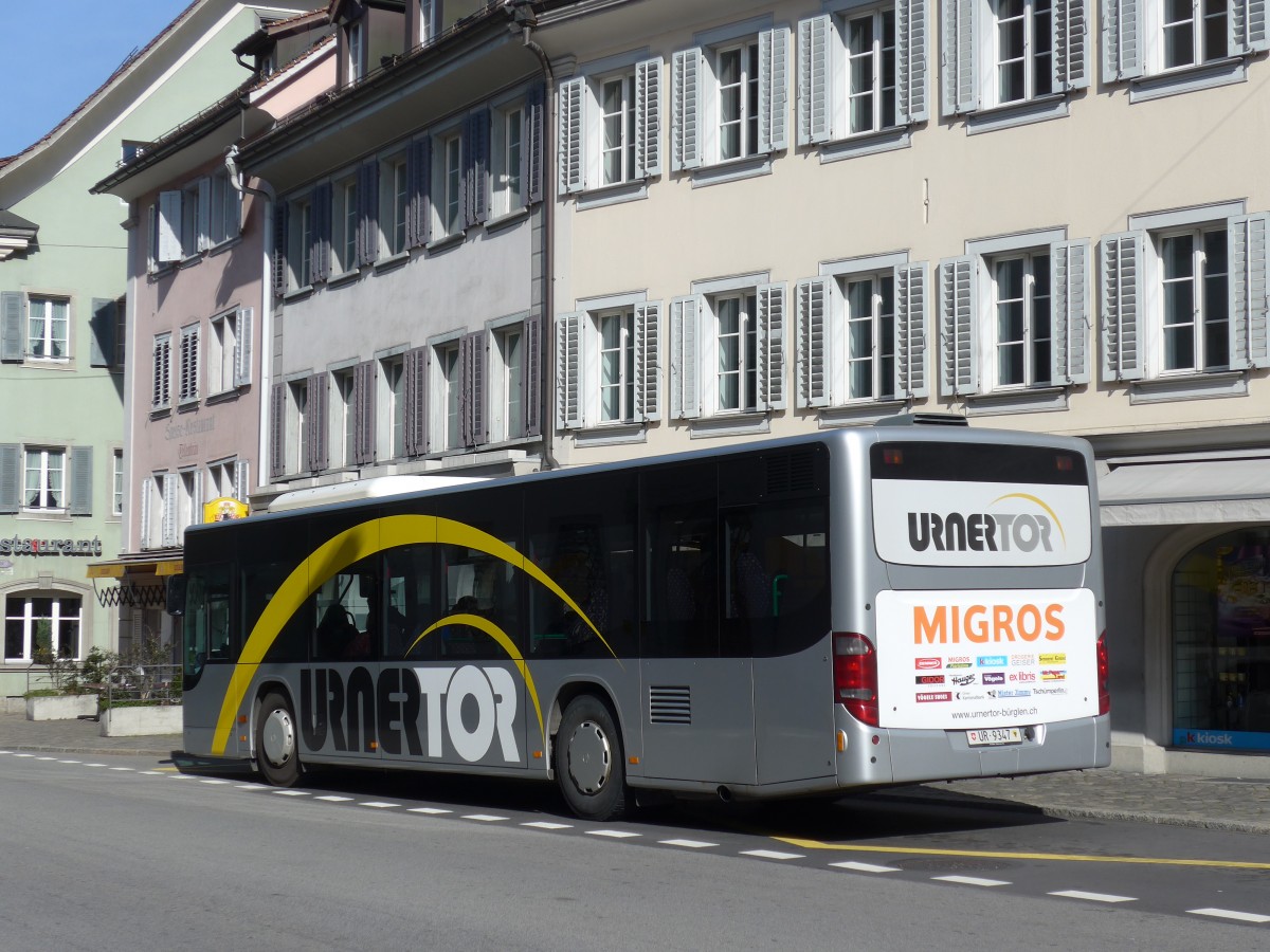 (159'294) - AAGU Altdorf - Nr. 57/UR 9347 - Setra am 18. M�rz 2015 in Altdorf, Telldenkmal