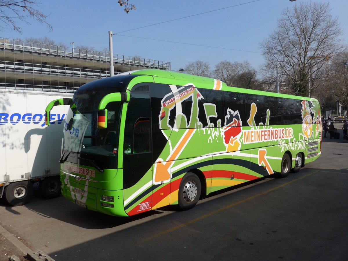 (159'356) - Aus Deutschland: Zimmermann, Gengenbach - OG-Z 1124 - MAN am 18. M�rz 2015 in Z�rich, Sihlquai