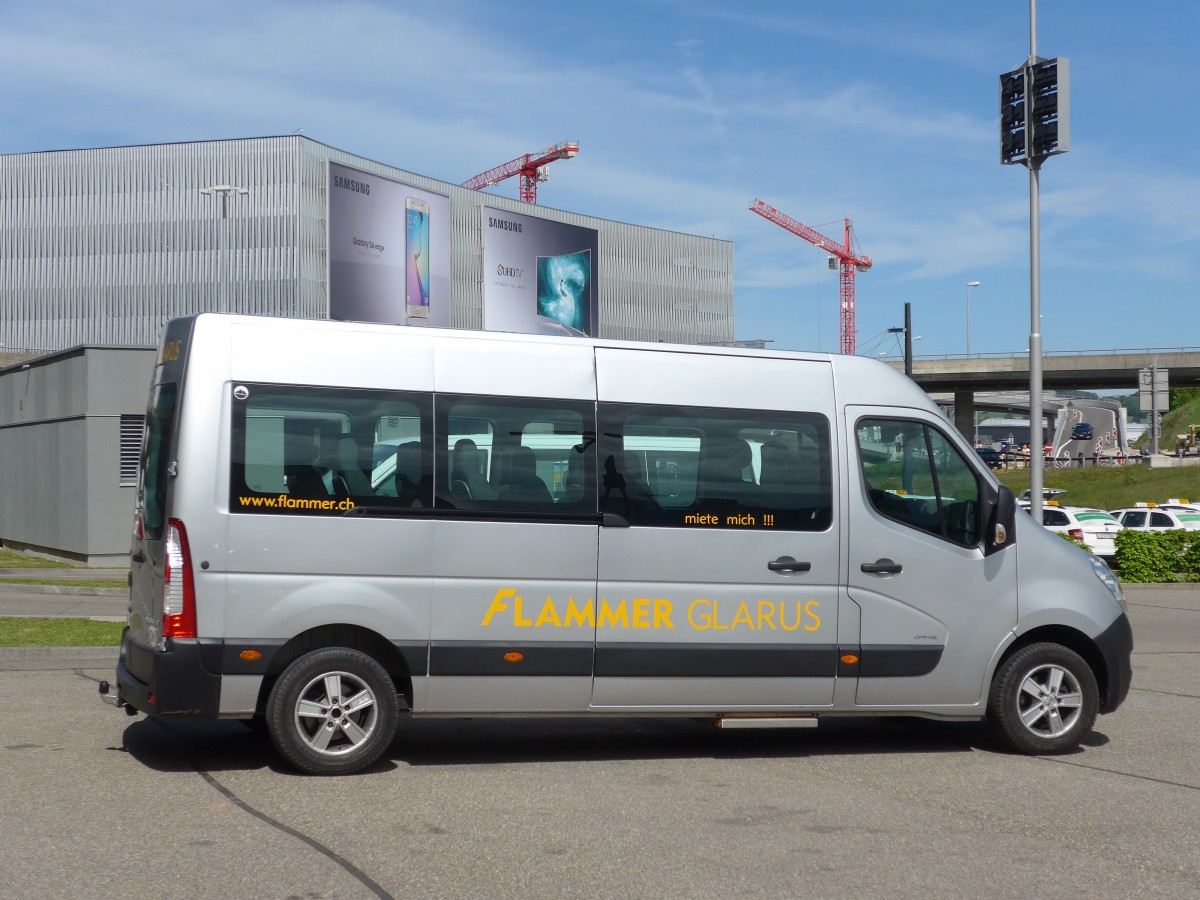 (160'228) - Flammer, Glarus - GL 11'491 - Opel am 8. Mai 2015 in Zrich, Flughafen