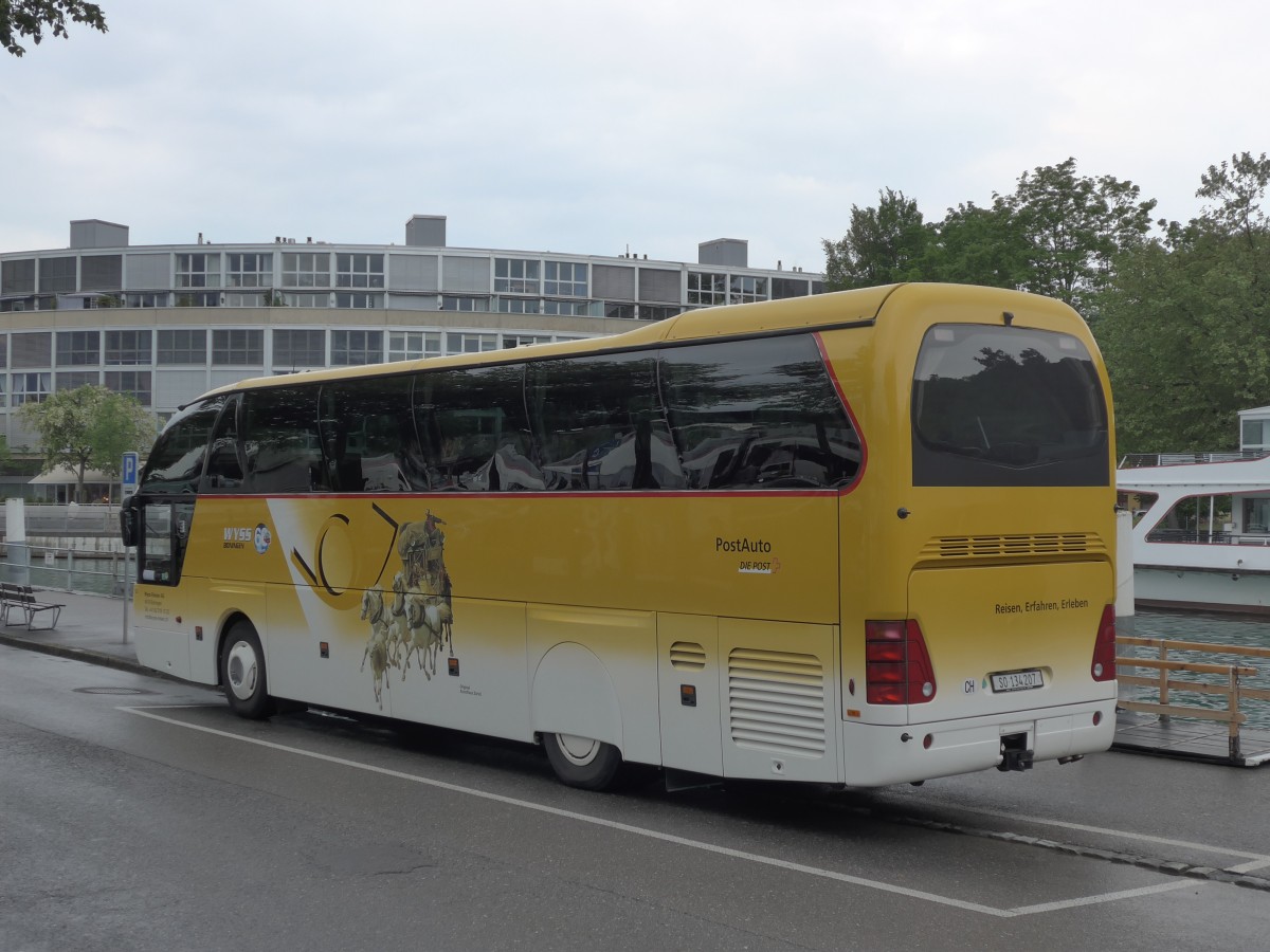 (160'577) - Wyss, Boningen - Nr. 32/SO 134'207 - Neoplan am 21. Mai 2015 bei der Schifflndte Thun