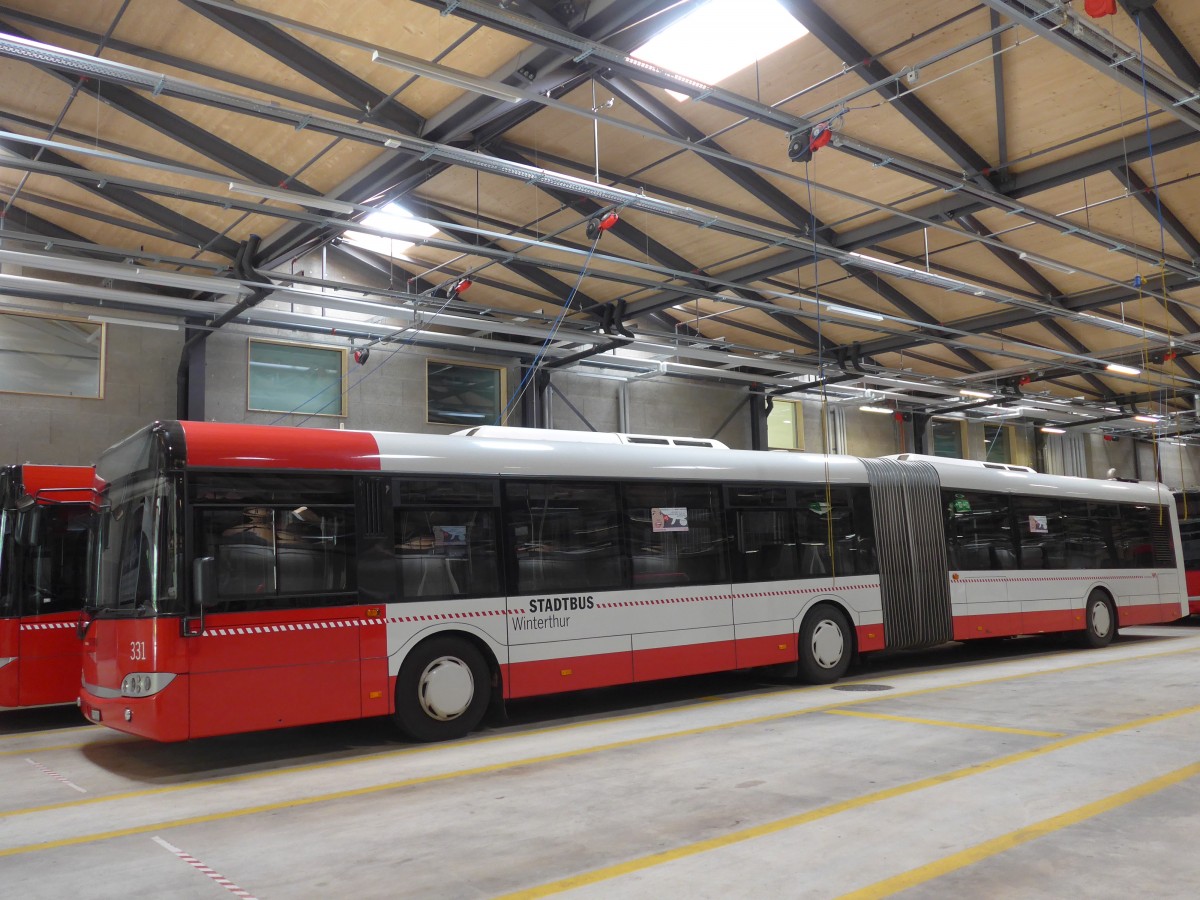 (161'672) - SW Winterthur - Nr. 331/ZH 719'331 - Solaris am 31. Mai 2015 in Winterthur, Depot Gr�zefeld