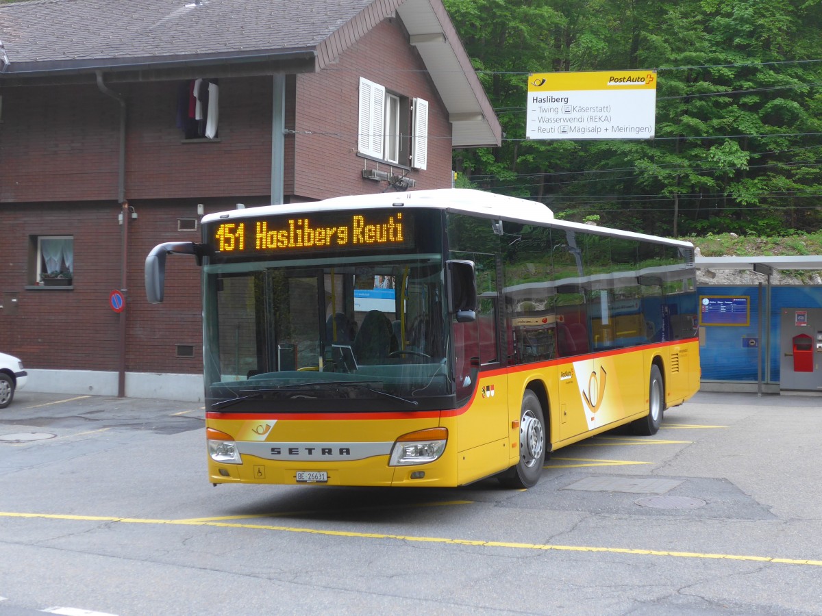 (161'695) - Fl�ck, Brienz - Nr. 6/BE 26'631 - Setra am 31. Mai 2015 auf dem Br�nigpass