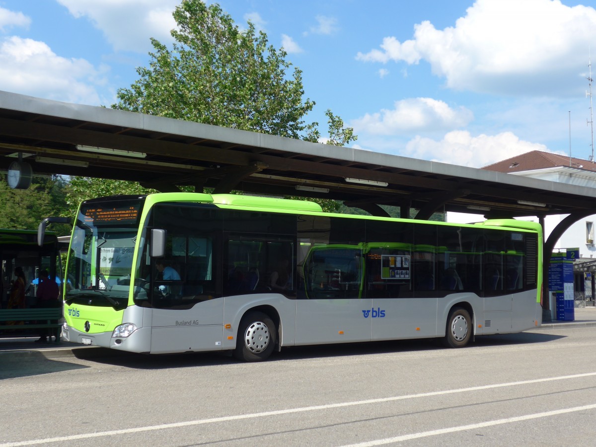 (161'939) - Busland, Burgdorf - Nr. 112/BE 755'112 - Mercedes am 6. Juni 2015 beim Bahnhof Burgdorf