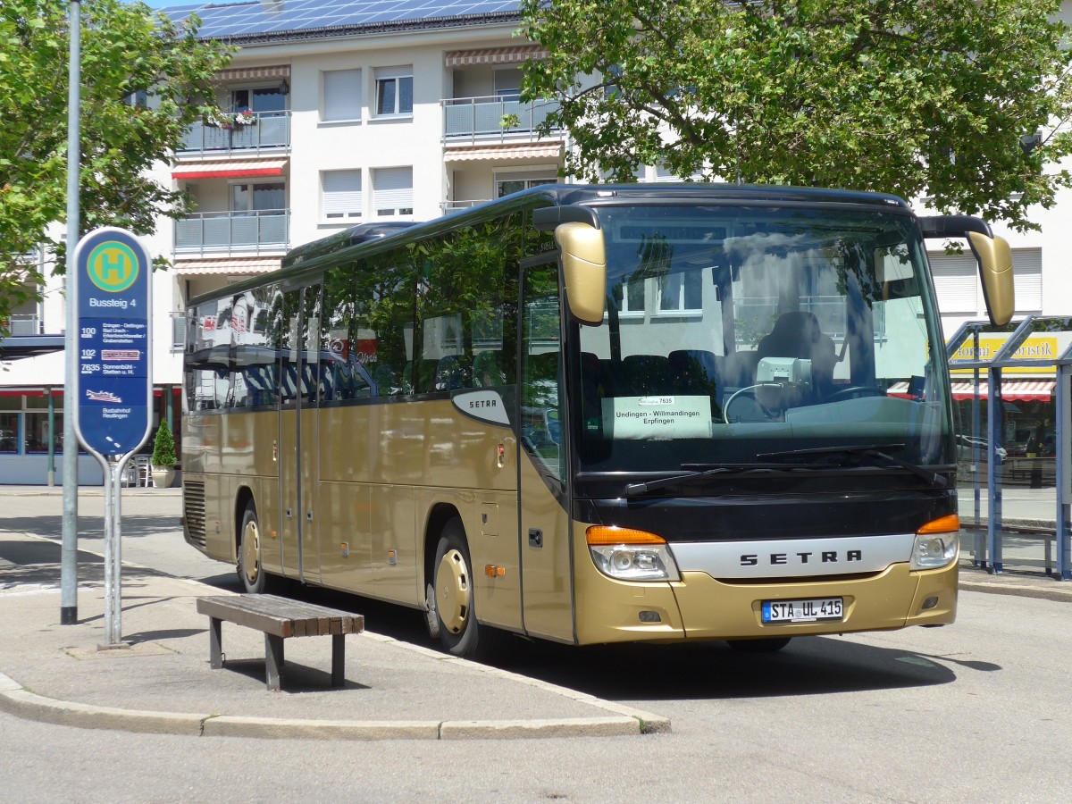 (162'497) - ??? - STA-UL 415 - Setra am 24. Juni 2015 in Reutlingen, Busbahnhof