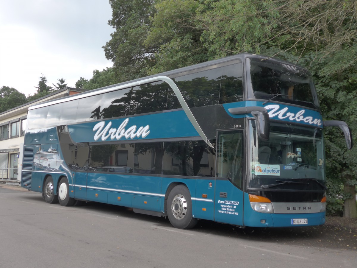 (162'694) - Urban, Gladbeck - BOT-FU 21 - Setra am 27. Juni 2015 in Bad Camberg, Rastst�tte