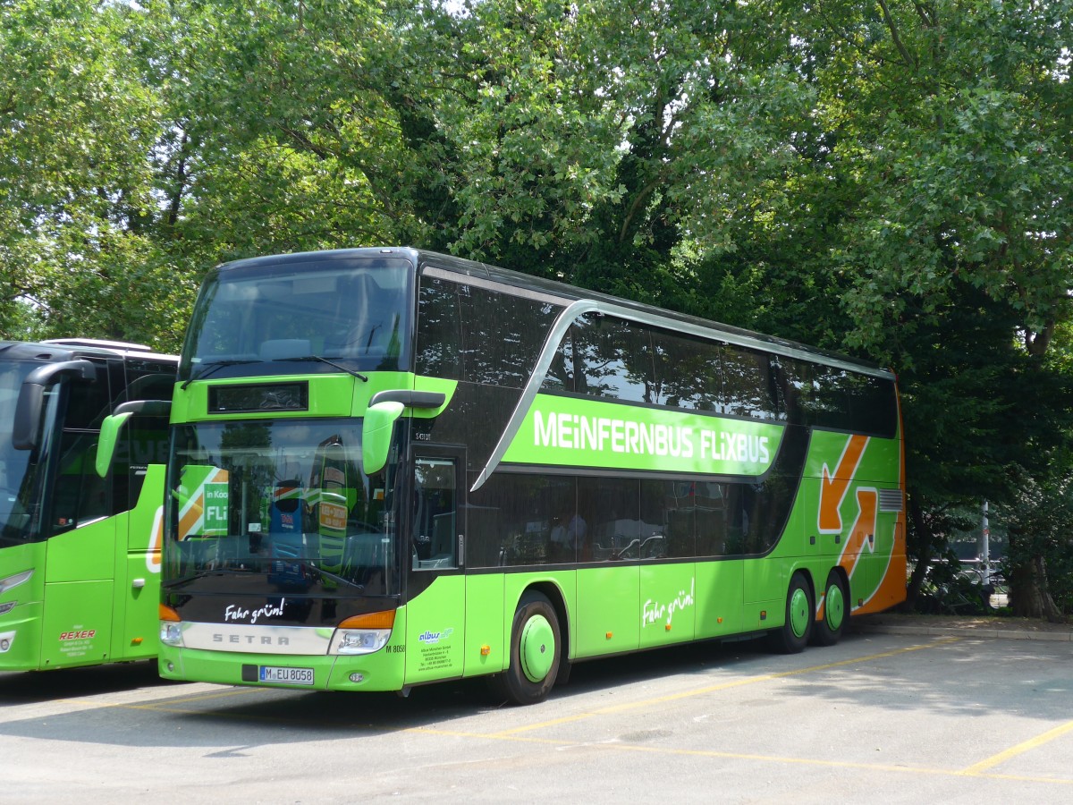 (162'945) - Aus Deutschland: Albus, M�nchen - Nr. M8058/M-EU 8058 - Setra am 6. Juli 2015 in Z�rich, Sihlquai