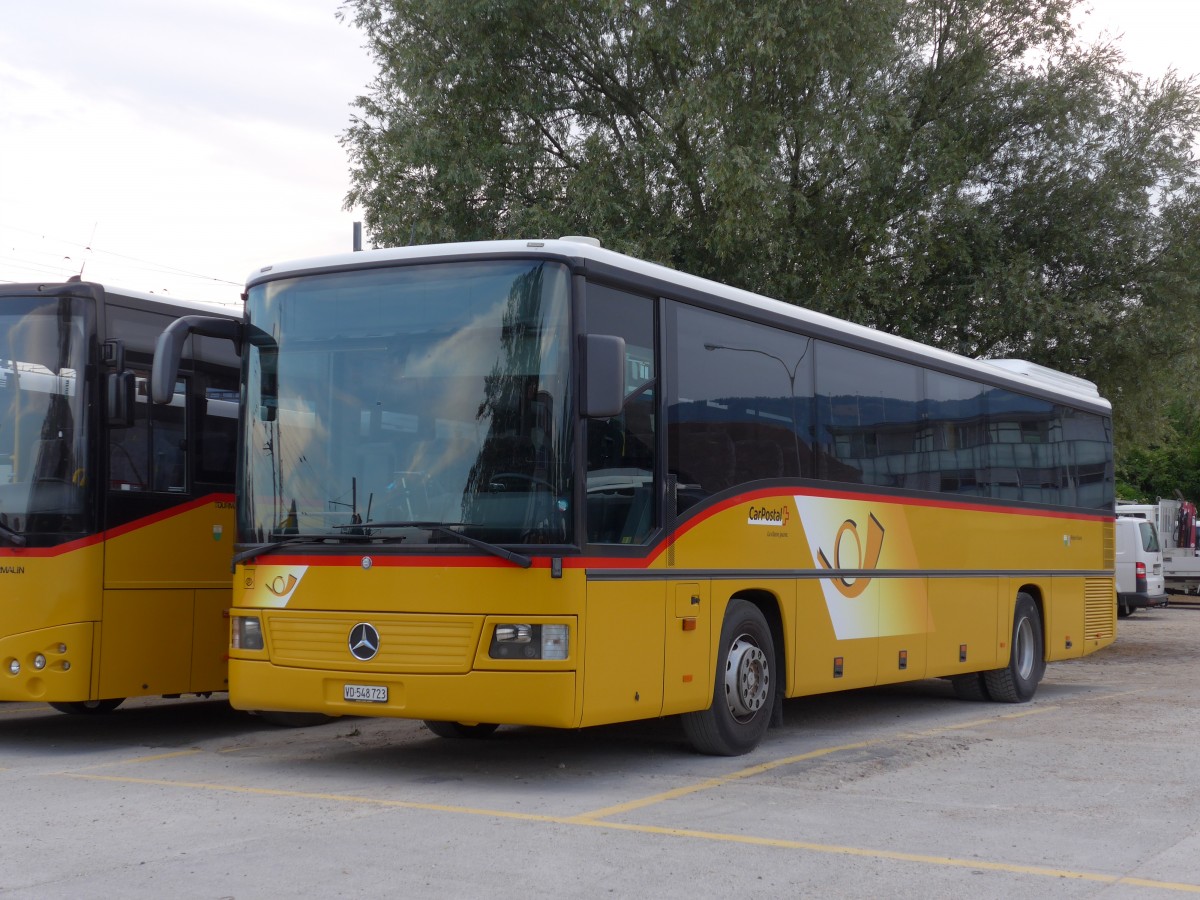 (163'054) - CarPostal Ouest - VD 548'723 - Mercedes am 12. Juli 2015 in Yverdon, Garage