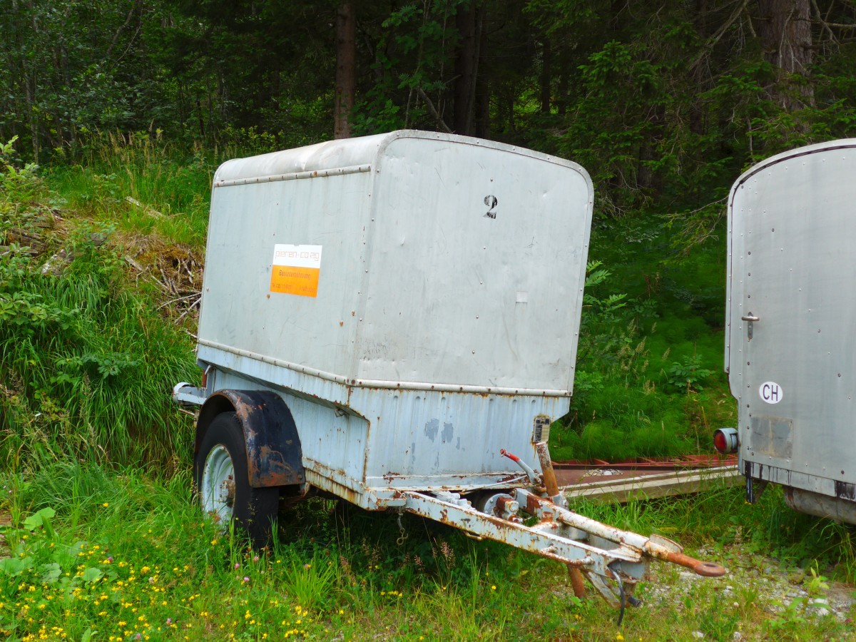 (163'160) - Pieren, Adelboden - Nr. 2 - Aebi Gepckanhnger (ex AFA Adelboden Nr. 2) am 26. Juli 2015 in Adelboden, Margeli