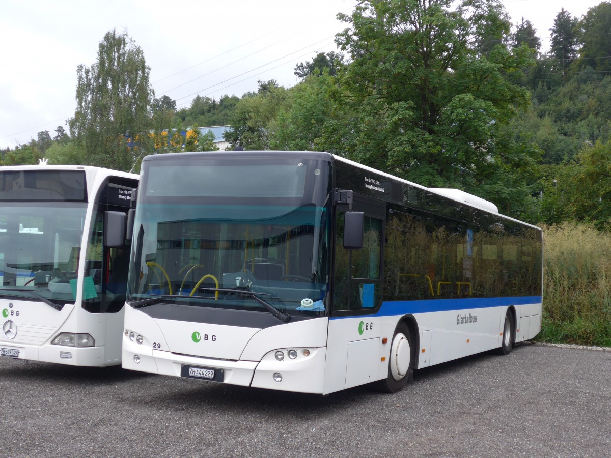 (163'347) - Maag, Kloten - Nr. 29/ZH 444'229 - Neoplan (ex VBZ Zrich Nr. 258) am 15. August 2015 in Kloten, EvoBus