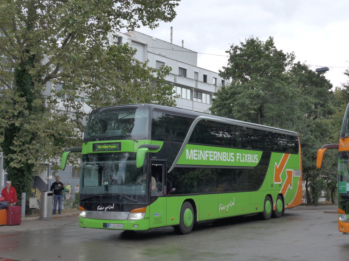 (163'440) - Aus Deutschland: Albus, Mnchen - Nr. M8062/M-EU 8062 - Setra am 15. August 2015 in Zrich, Sihlquai