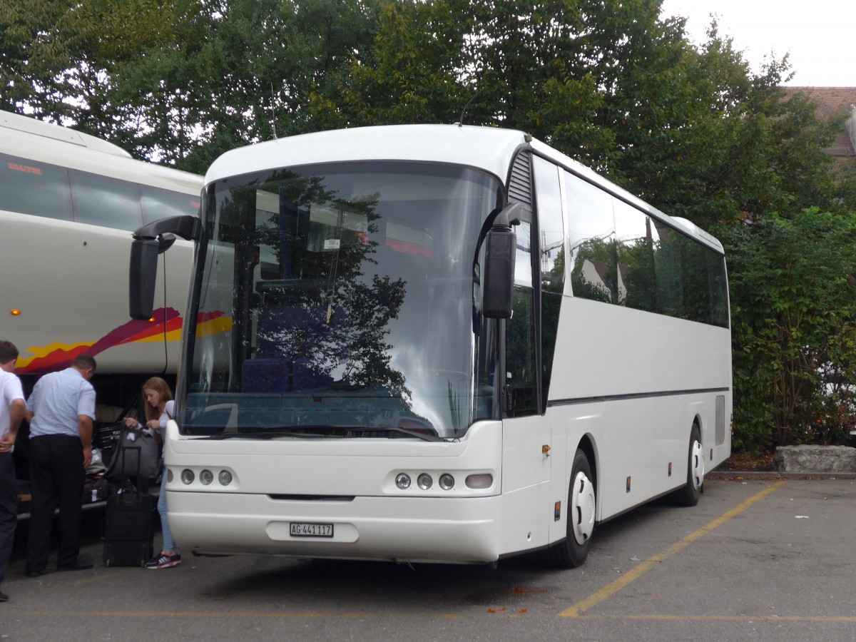 (163'606) - Resava, Neuenhof - AG 441'117 - Neoplan am 16. August 2015 in Z�rich, Sihlquai