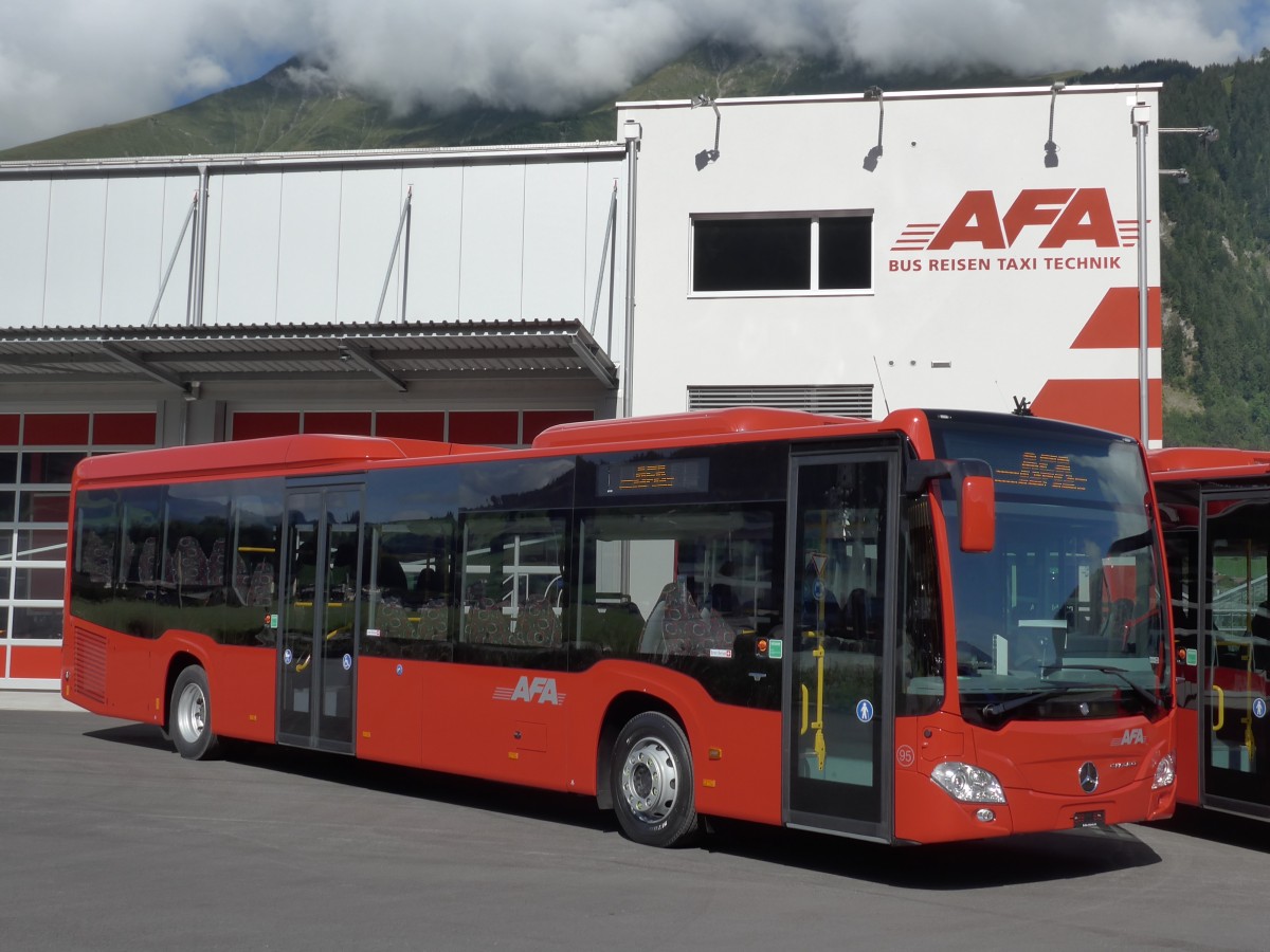 (163'679) - AFA Adelboden - Nr. 95 - Mercedes am 20. August 2015 in Frutigen, Garage