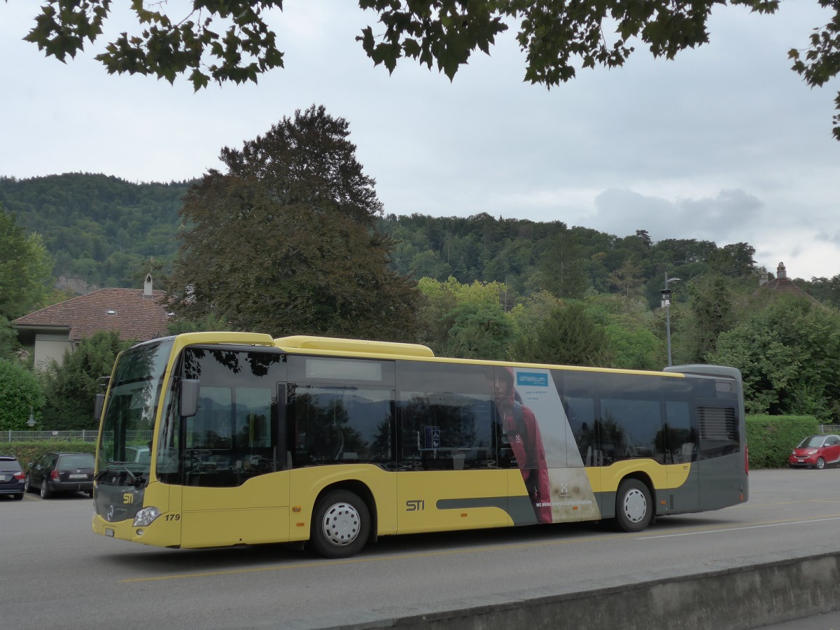 (164'374) - STI Thun - Nr. 179/BE 752'179 - Mercedes am 3. September 2015 bei der Schiffl�ndte Thun