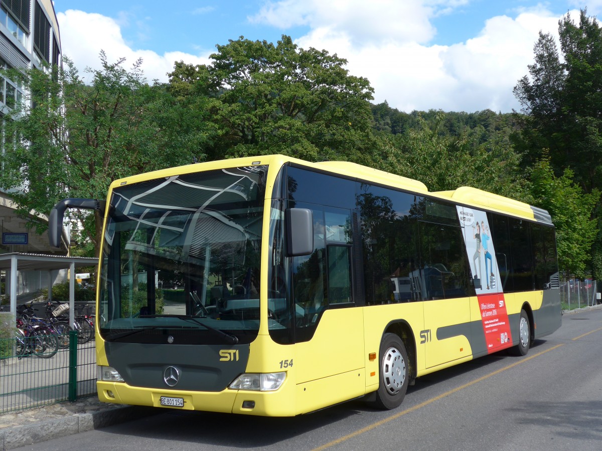 (164'534) - STI Thun - Nr. 154/BE 801'154 - Mercedes am 6. September 2015 bei der Schifflndte Thun