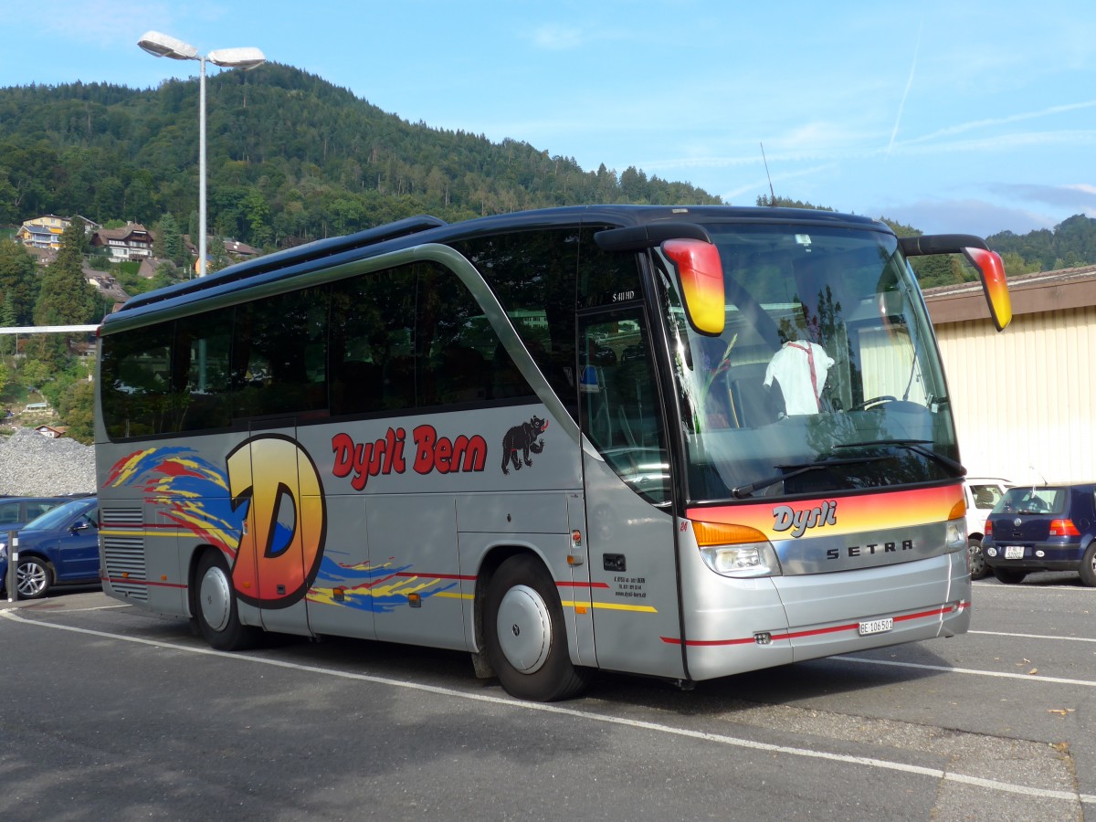 (164'600) - Dysli, Bern - Nr. 24/BE 106'501 - Setra am 12. September 2015 in Thun, Seestrasse