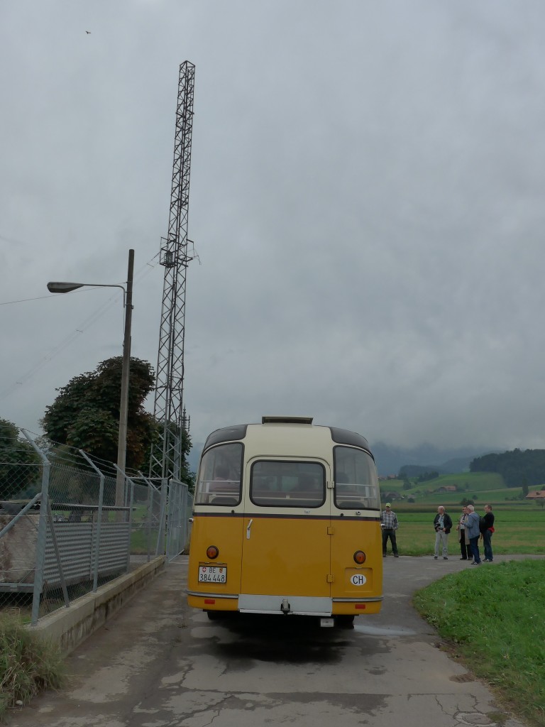 (164'661) - Museum fr Kommunikation, Bern - BE 384'448 - Saurer/Eggli (ex P 23'135) am 13. September 2015 in Mamishaus, Depot MfK