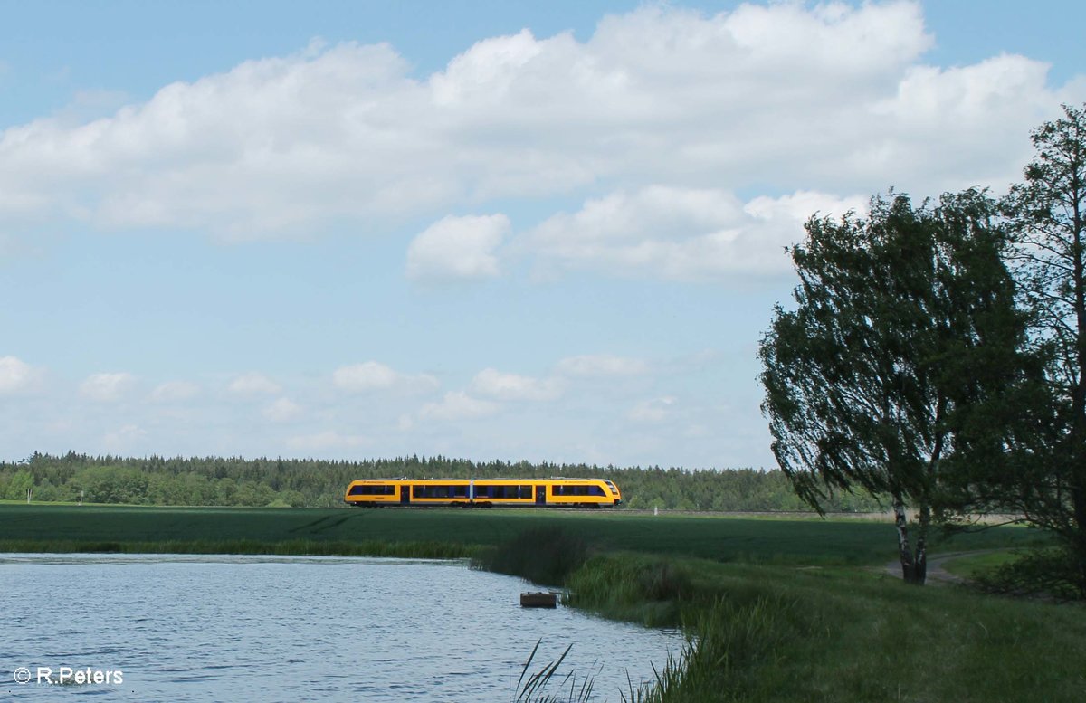 1648  206 als OPB 79722 Regensburg - Marktredwitz bei Oberteich. 26.05.16