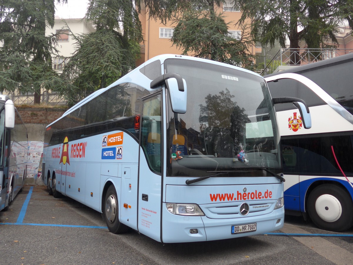 (165'665) - Aus Deutschland: Herol�, Dresden - DD-HR 7887 - Mercedes am 24. September 2015 in San Marino
