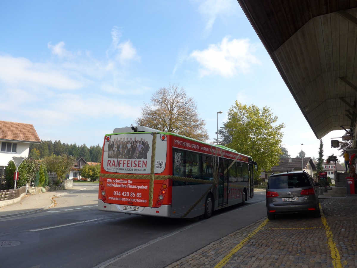 (166'218) - Busland, Burgdorf - Nr. 19/BE 612'515 - Van Hool am 12. Oktober 2015 in Kernenried