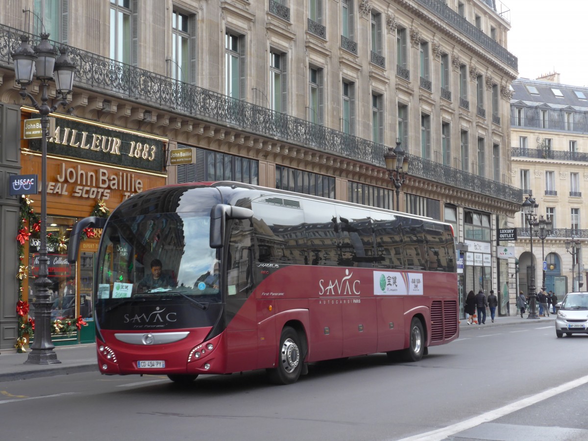 (166'879) - SAVAC, Chevreuse - CD 494 PY - Irisbus am 16. November 2015 in Paris, Op�ra