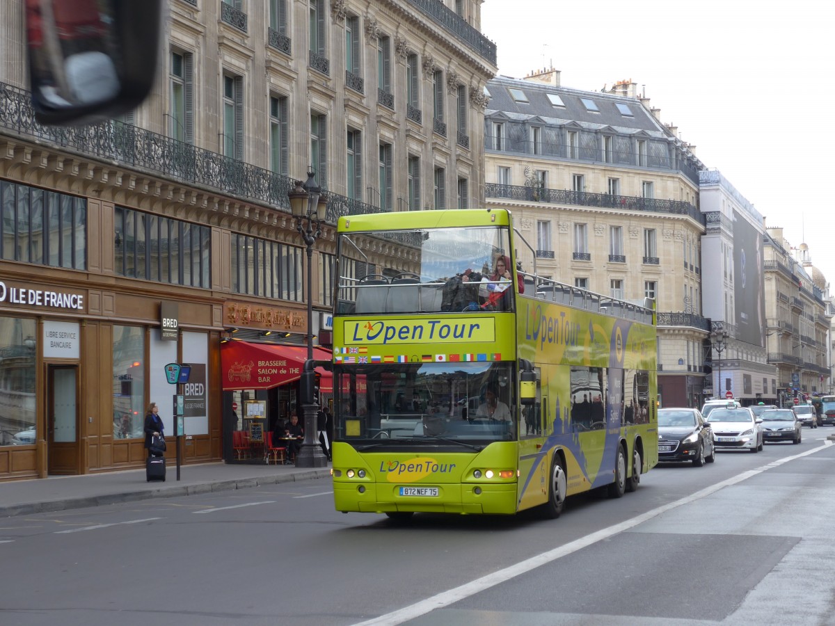 (166'898) - L'Open Tour, Paris - 872 NEF 75 - Neoplan am 16. November 2015 in Paris, Op�ra