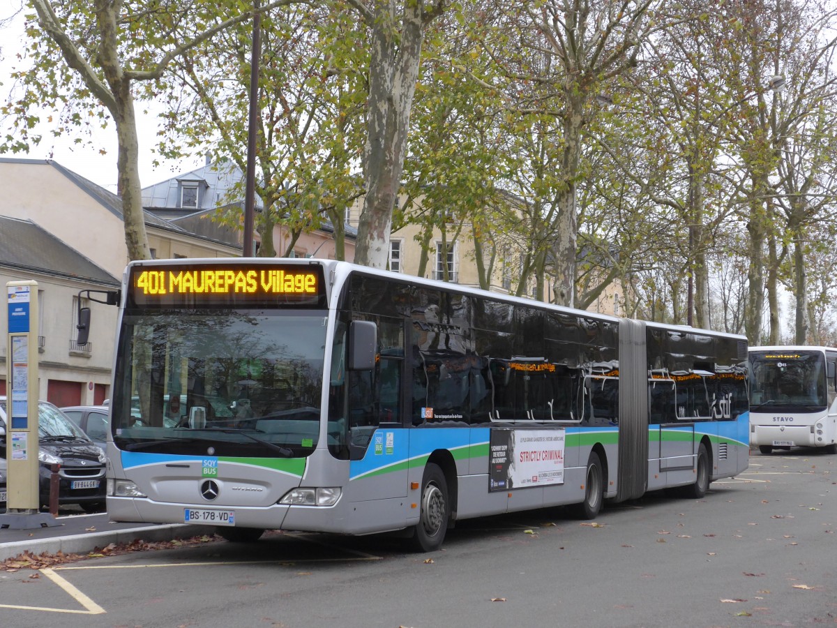 (167'213) - SQY BUS, Trappes - BS 178 VD - Mercedes am 17. November 2015 in Versailles, Ch�teau