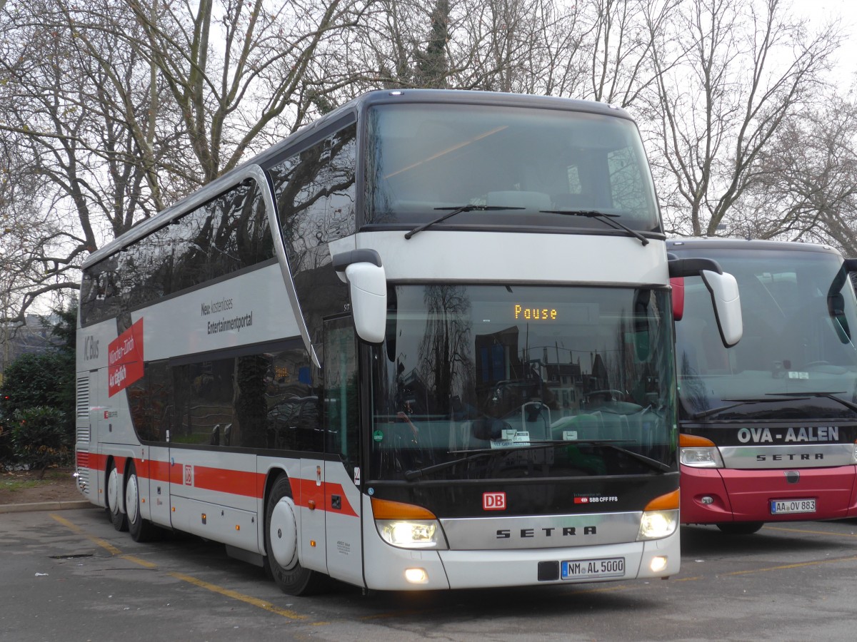 (167'674) - Aus Deutschland: Arzt, Neumarkt - NM-AL 5000 - Setra am 5. Dezember 2015 in Z�rich, Sihlquai
