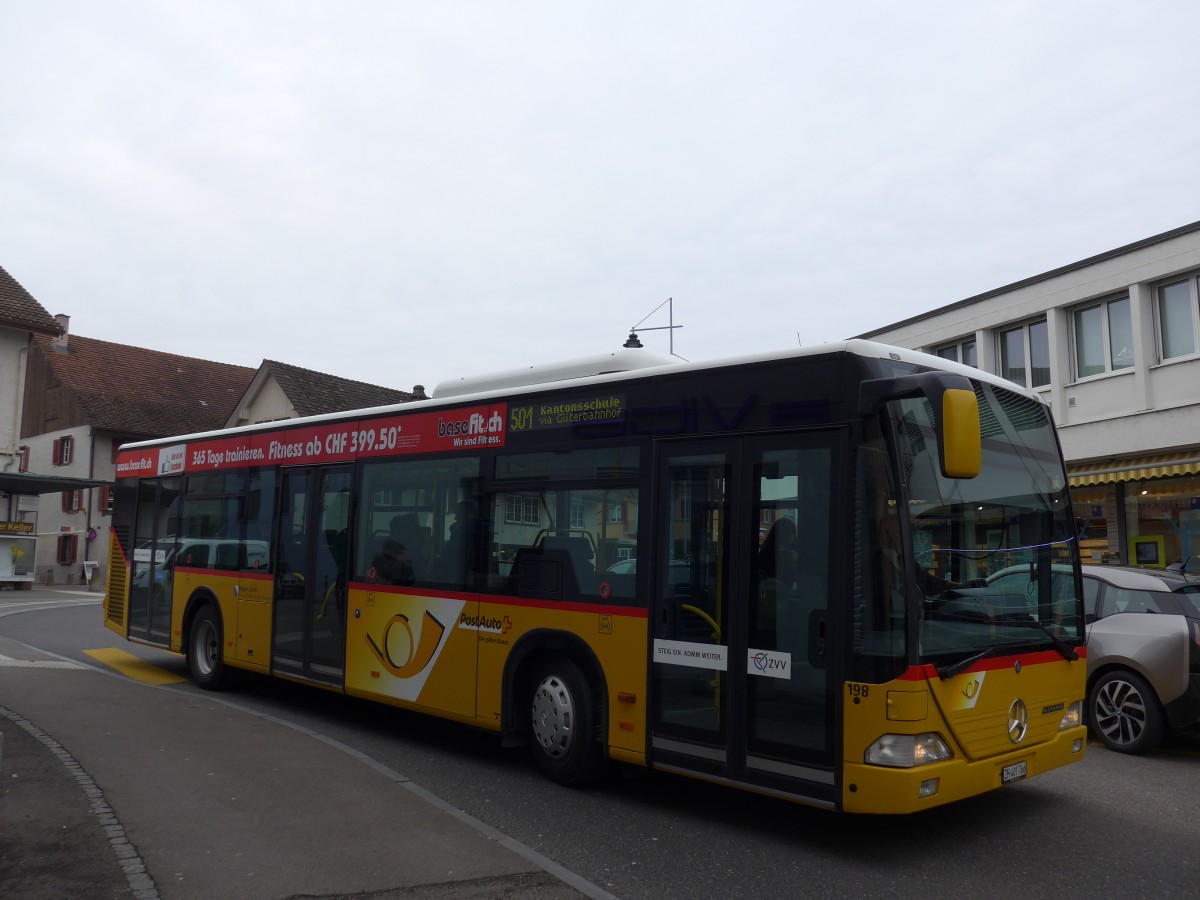 (168'878) - ASN Stadel - Nr. 198/ZH 401'766 - Mercedes am 24. Februar 2016 in Blach, Seemattgasse