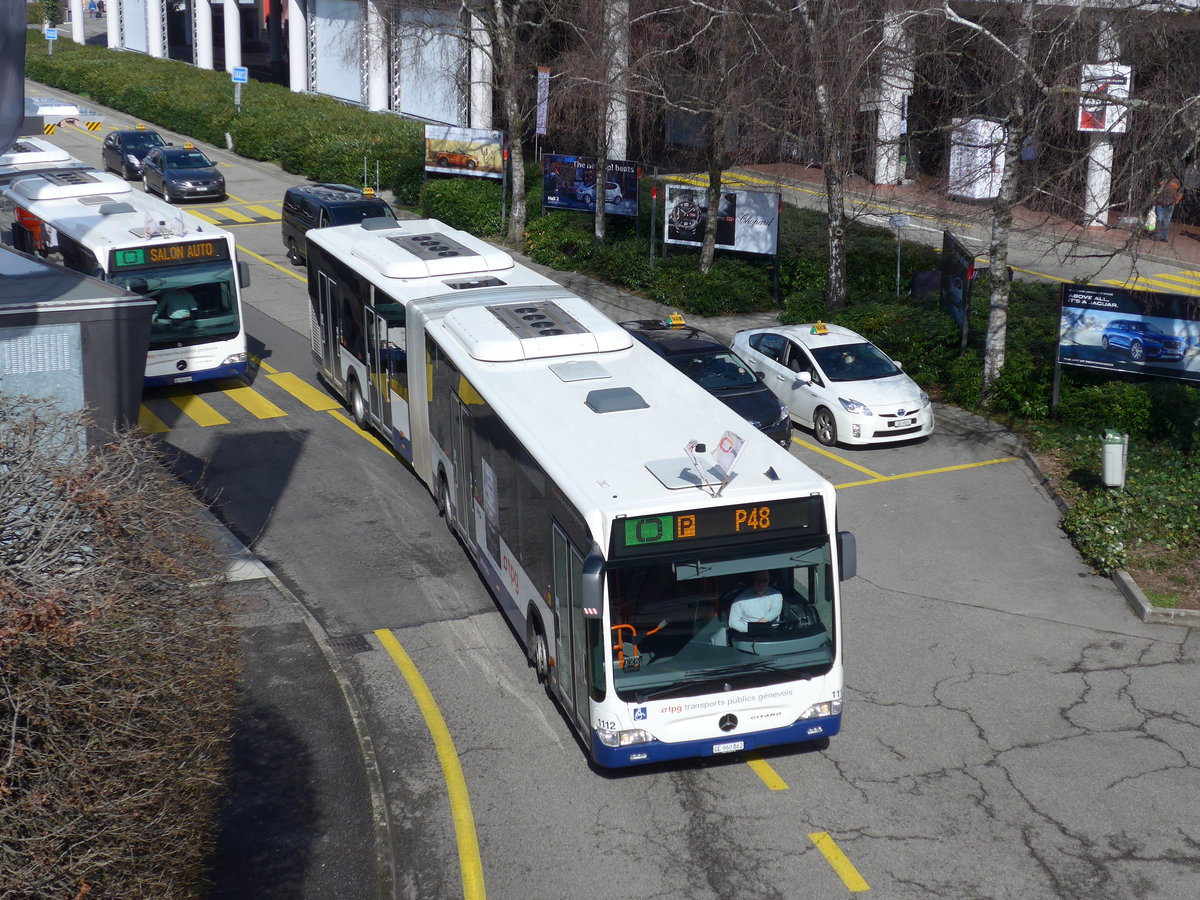 (169'149) - TPG Gen�ve - Nr. 1112/GE 960'862 - Mercedes am 7. M�rz 2016 in Gen�ve, Palexpo