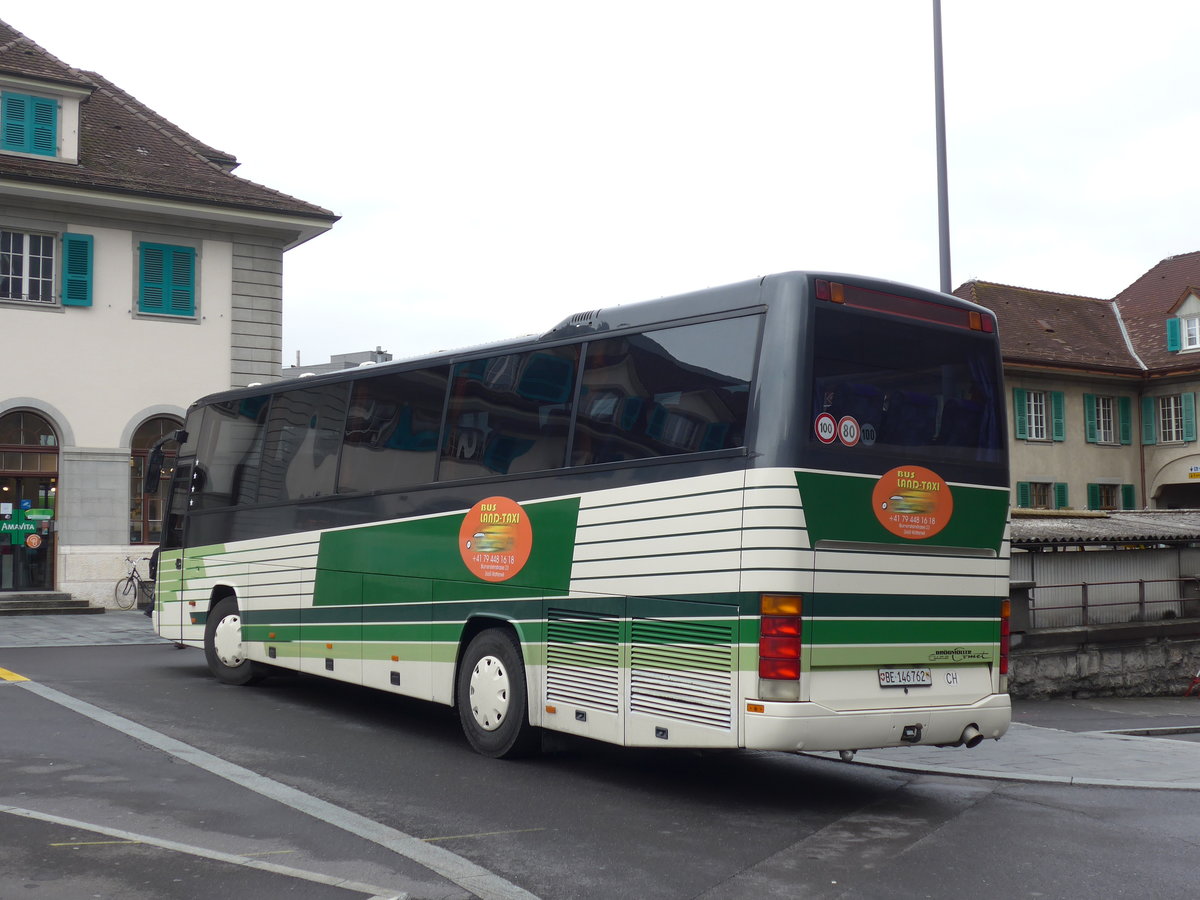 (170'331) - Land-Taxi, Wattenwil - BE 146'762 - Drgmller am 2. Mai 2016 beim Bahnhof Thun