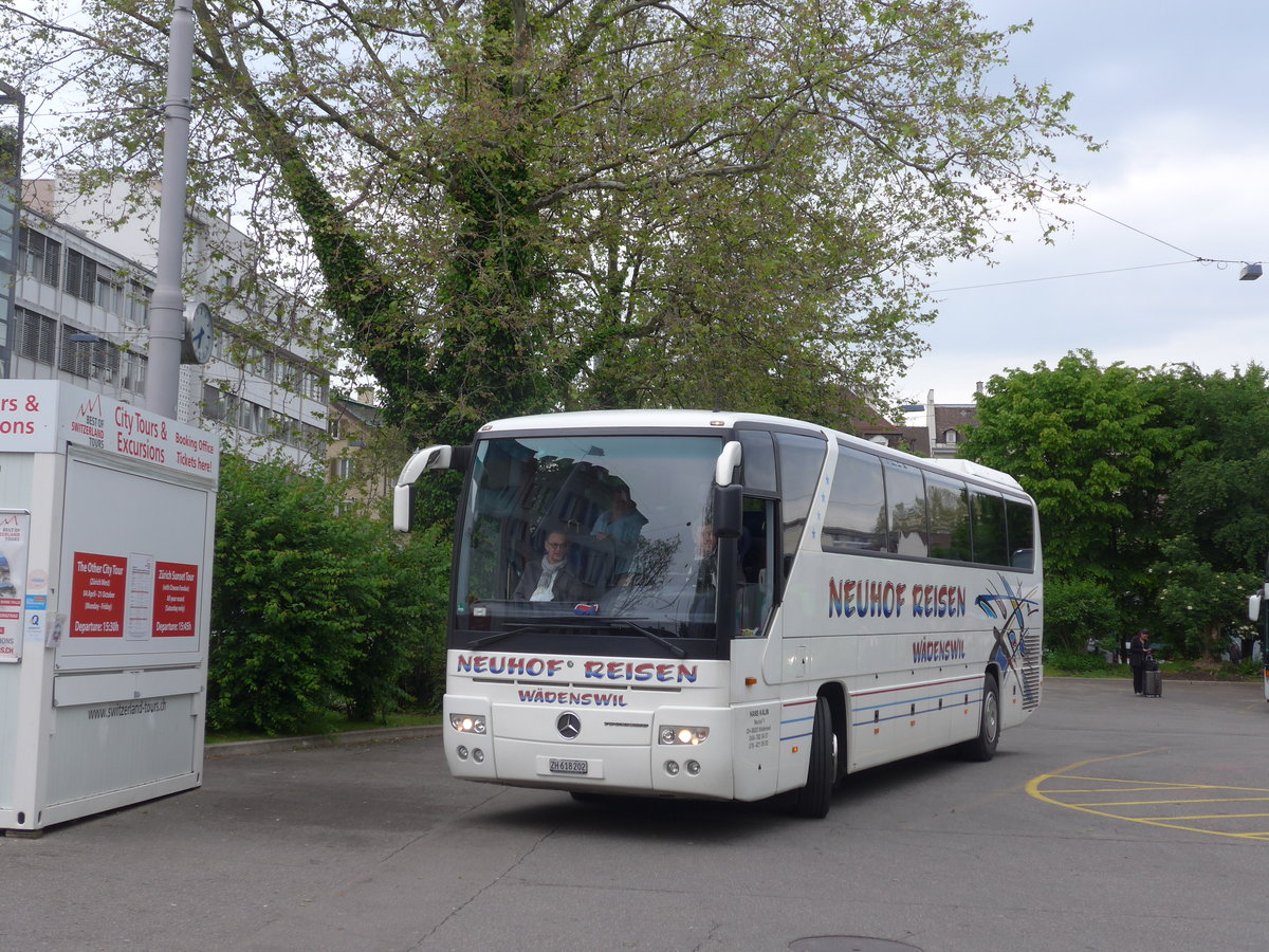 (170'979) - K�lin, W�denswil - ZH 618'202 - Mercedes am 16. Mai 2016 in Z�rich, Sihlquai