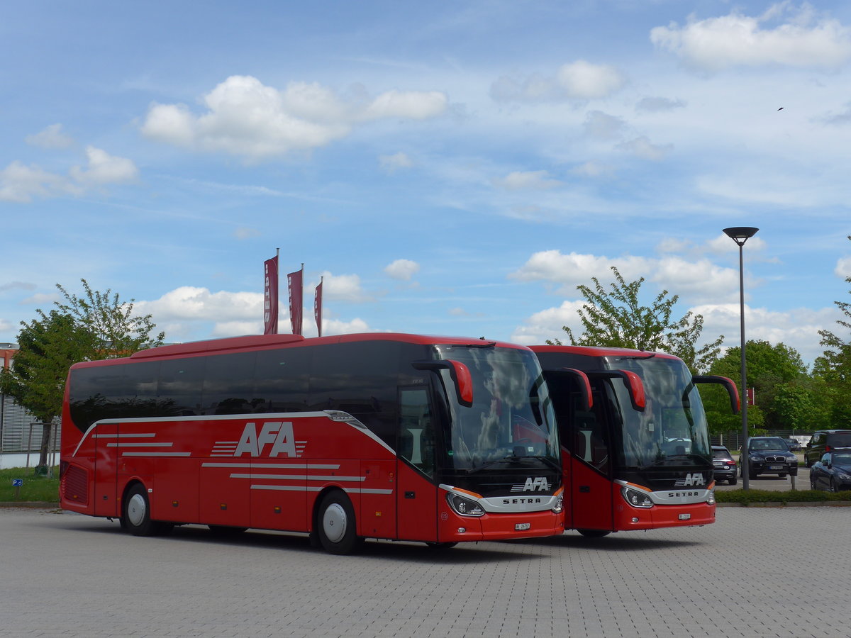 (171'185) - Fr die Schweiz: AFA Adelboden - Nr. 15/BE 26'702 - Setra am 20. Mai 2016 in Neu-Ulm, Setrawerk