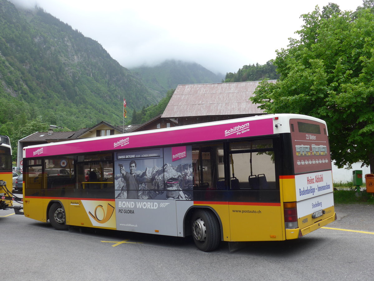 (171'721) - PostAuto Bern - BE 499'063 - Lanz+Marti/Hess Personenanh�nger (ex VBL Luzern Nr. 310) am 12. Juni 2016 in Stechelberg, Hotel