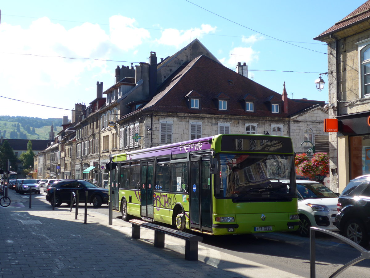(173'559) - Keolis, Besan�on - Nr. 1880/453 XS 25 - Renault am 1. August 2016 in Pontarlier, R�publique