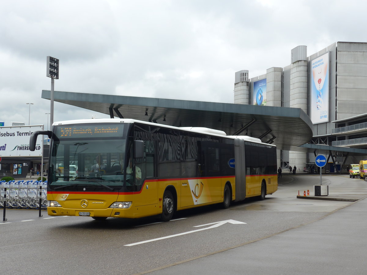(174'593) - PostAuto Z�rich - Nr. 285/ZH 780'688 - Mercedes am 5. September 2016 in Z�rich, Flughafen