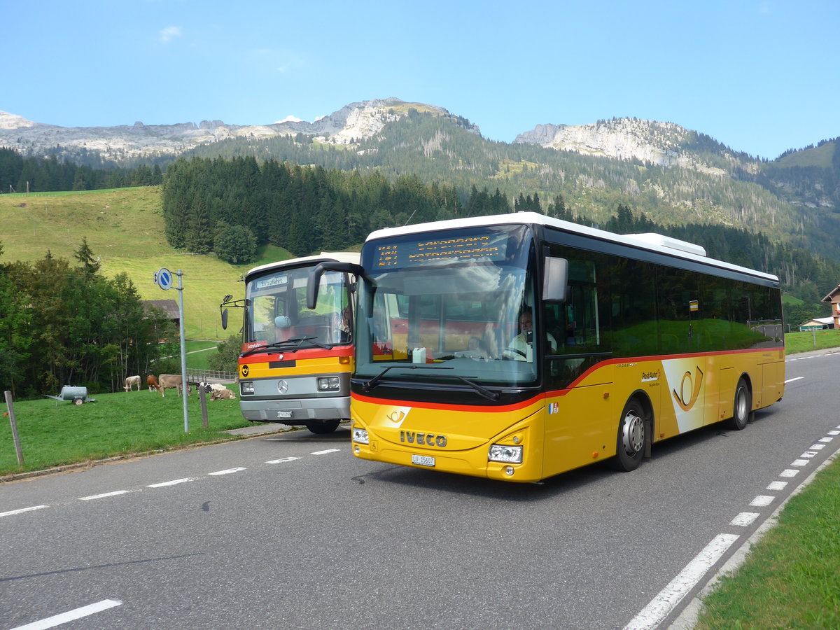 (174'867) - Schnider, Schpfheim - LU 15'607 - Iveco am 11. September 2016 in Srenberg, Hirsegg