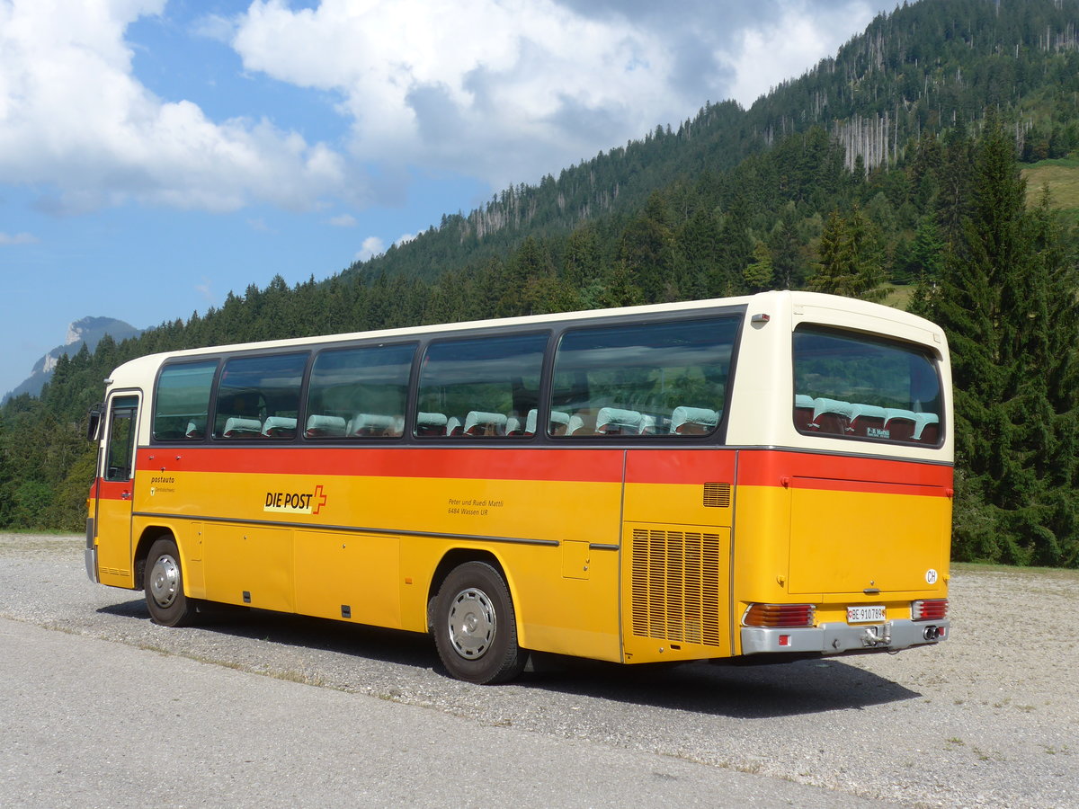 (174'897) - Buzzi, Bern - BE 910'789 - Mercedes (ex Mattli, Wassen) am 11. September 2016 in Srenberg, Skilift Rischli