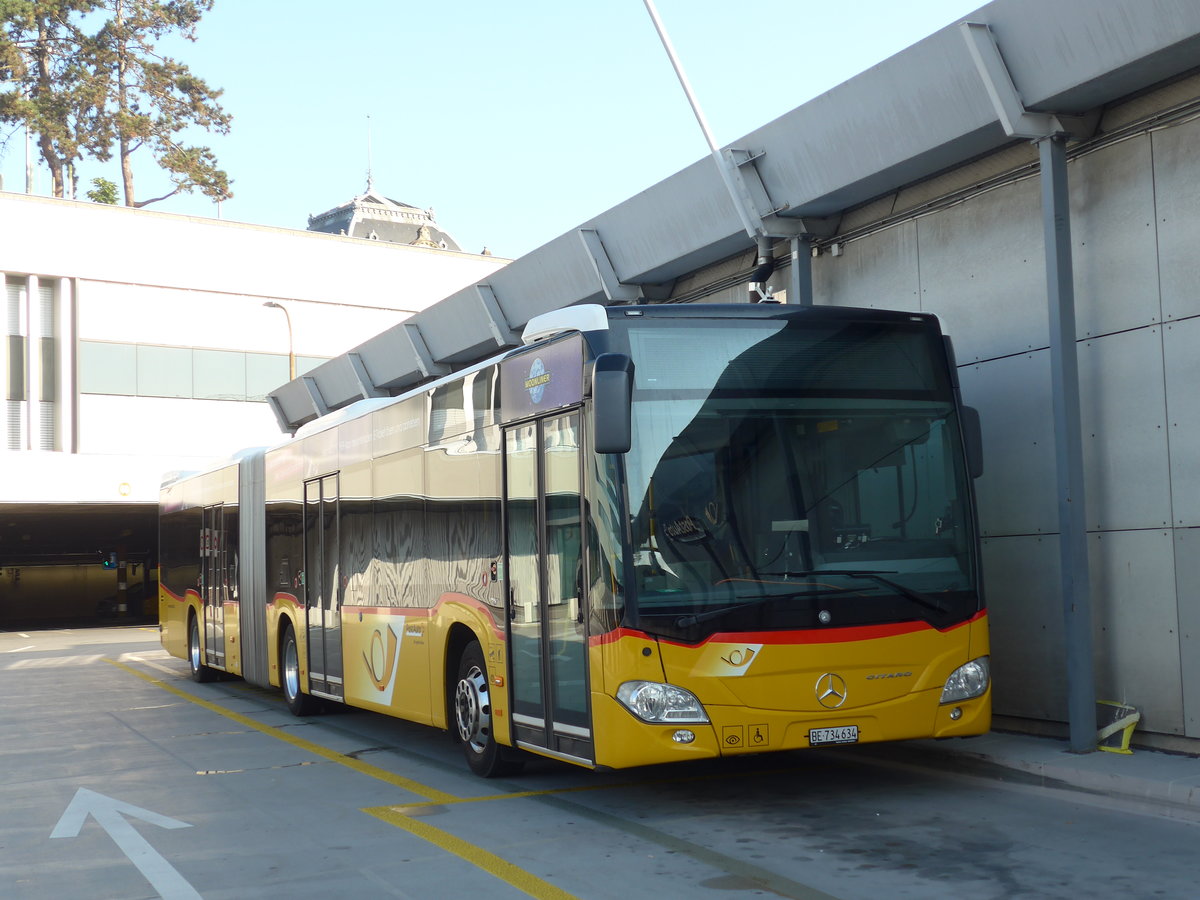 (175'175) - PostAuto Bern - BE 634/BE 734'634 - Mercedes am 25. September 2016 in Bern, Postautostation