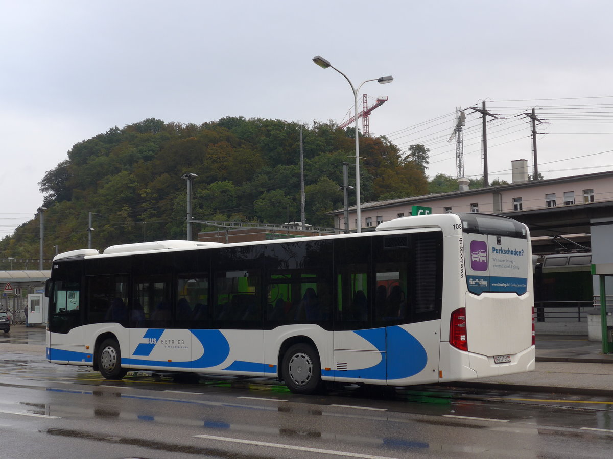 (175'298) - BOGG Wangen b.O. - Nr. 108/SO 117'612 - Mercedes am 2. Oktober 2016 beim Bahnhof Olten